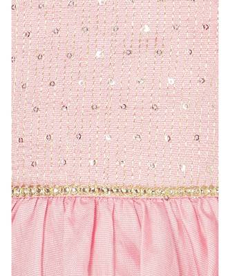 Trendy Pink and Green Lehenga Choli set with Dupatta for Girls 4