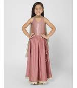 Beautiful red Lehenga Choli Set with Dupatta for Girls