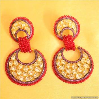 Red  Danglers-Drops 1
