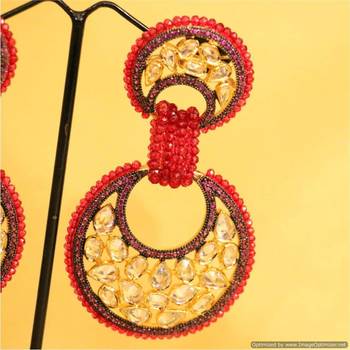 Red  Danglers-Drops 3