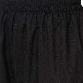 Black embroidered cotton palazzo-pants 4