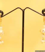 White Pearl Kundan Earrings
