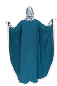 Brown brasso polyester abaya