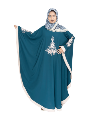 Brown brasso polyester abaya 4