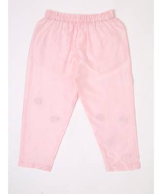 CHANDERI POWDER PINK CORD SET 5