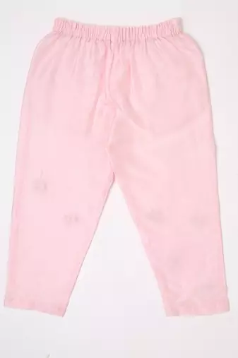 CHANDERI POWDER PINK CORD SET