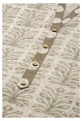 SheWill Women Grey Floral Printed Cotton Blend Kurta with Palazzos 5