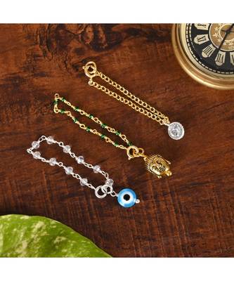 BUDDHA  EVIL EYE  SOLITAIRE Watch Charm Set 3