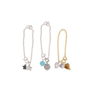 SEA SHELL  HEART  STARS  Watch Charm Set 1