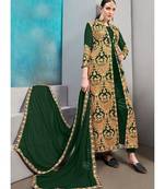 Green Color Jacket Style Suit