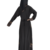 Black brasso polyester abaya
