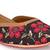 Sringam Women Black Printed Handcrafted Mojaris
