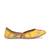 Sringam Women Yellow and Printed Handcrafted Mojaris