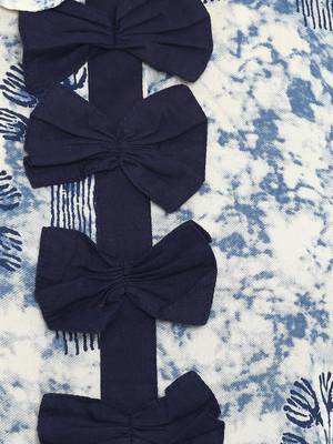 Blue printed viscose rayon maxi-dresses 3