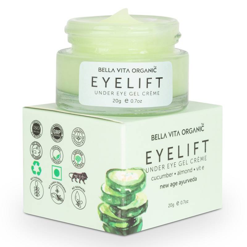 Organic EyeLift Under Eye Cream for Dark Circles, Puffy Eyes & Wrinkles, For Men & Women