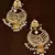 White pearl Jadau danglers JEP2
