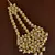 Gold plated kundan embellished passa for wedding JP5