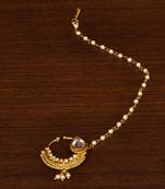 Stone and Zircon Embellished Nose Ring NR2