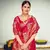 Dark pink Banarasi with Zari Weaving Silk Traditional Maharani saree