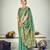 Firozi Banarasi with Zari Weaving Silk Traditional Maharani saree