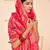 Deep pink Banarasi Weaving Silk Traditional Rajwadi saree