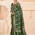 Dark green Banarasi Weaving Silk Traditional Rajwadi saree