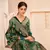 Dark green Banarasi Weaving Silk Traditional Rajwadi saree