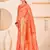 Peach Banarasi Weaving Silk Traditional Rajwadi saree