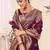 Wine Banarasi Weaving Silk Traditional Royal saree
