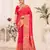 Pink Banarasi Weaving Silk Traditional Royal saree