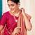 Dark pink Banarasi Weaving Silk Traditional Royal saree