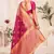 Dark pink Banarasi Weaving Silk Traditional Royal saree