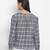Posh Grey brush check women top