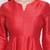 Red glam Dupion silk women long dress