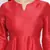 Red glam Dupion silk women long dress