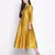 Glitter Gold Dupion silk women long dress