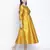 Glitter Gold Dupion silk women long dress