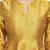 Glitter Gold Dupion silk women long dress