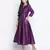 Pappzi purple Dupion silk women long dress