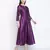 Pappzi purple Dupion silk women long dress