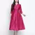 Razzle pink Dupion silk women long dress