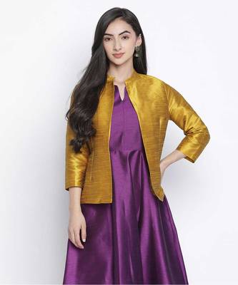 Sazzle mustrad Dupion silk women shurg 1