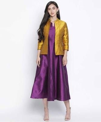Sazzle mustrad Dupion silk women shurg 2