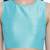 Mettalic Turq Dupion silk women crop top