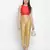 solid red Dupion silk women crop top