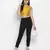 Shinner mustard Dupion silk women crop top