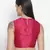 Elegant pink Dupion silk women crop top