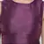 Tasor purple Dupion silk women crop top