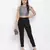Kason grey Dupion silk women crop top