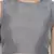 Kason grey Dupion silk women crop top